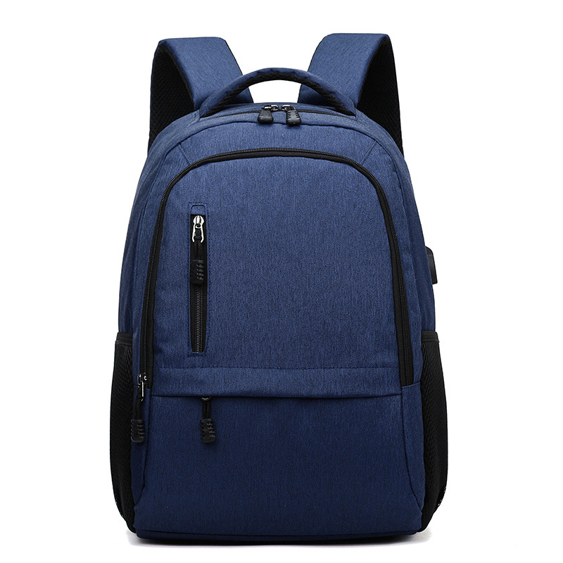 男士背包大学生双肩包简约商务电脑包大容量休闲上班通勤旅行背包详情30