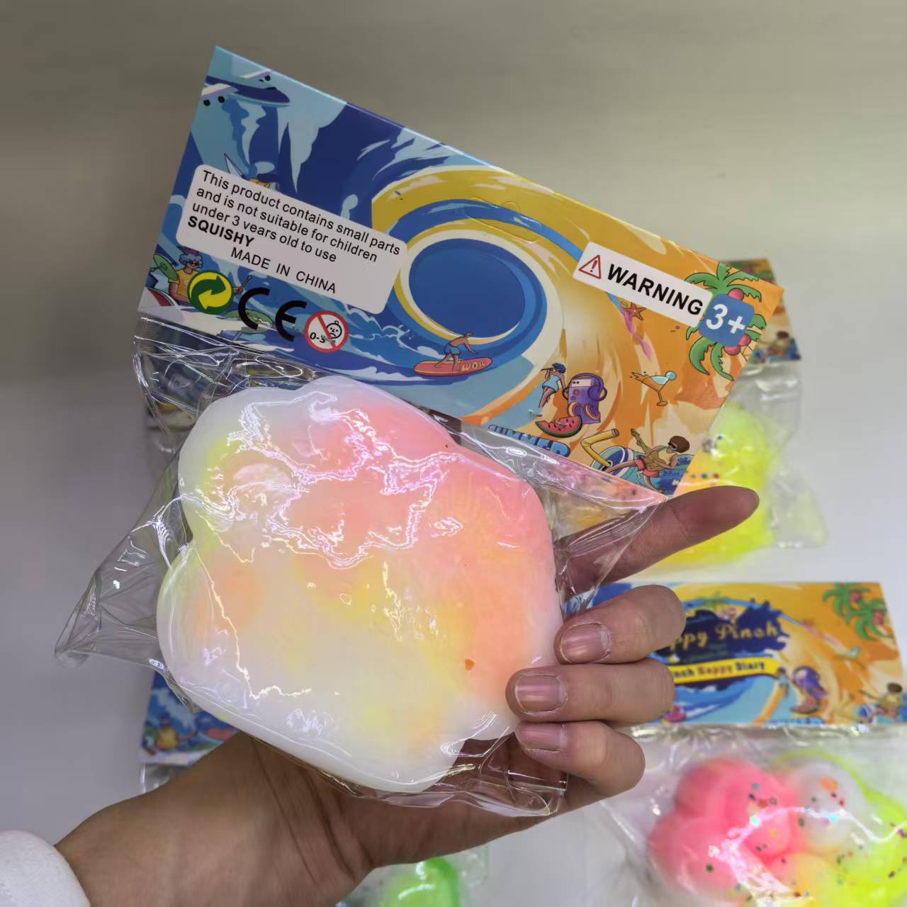 Release and Squeeze the 220g three-color big cat paw creative cartoon simulation cat paw toy from Le Ka Tou, new cross-border wholesale pic 5