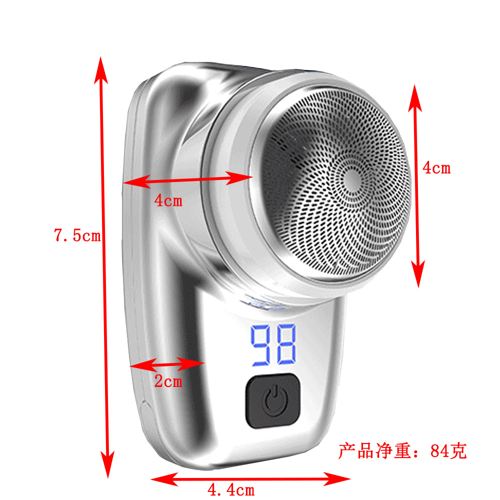 NAITENG digital display electric shaver live-streaming bestseller Mini razor 1-hour fast charging USB interface pic 1