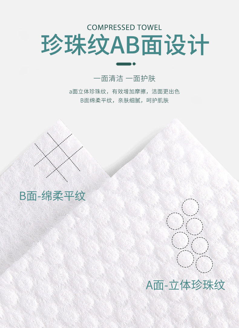 500g家庭装绵柔洗脸巾悬挂抽取式棉柔巾干湿两用洁面巾超细纤维详情7