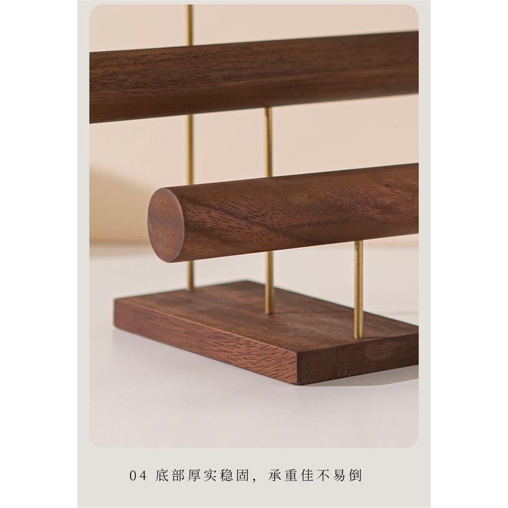 实木饰品展示架项链耳钉耳环饰品珠宝陈列道具拍摄首饰展示详情19