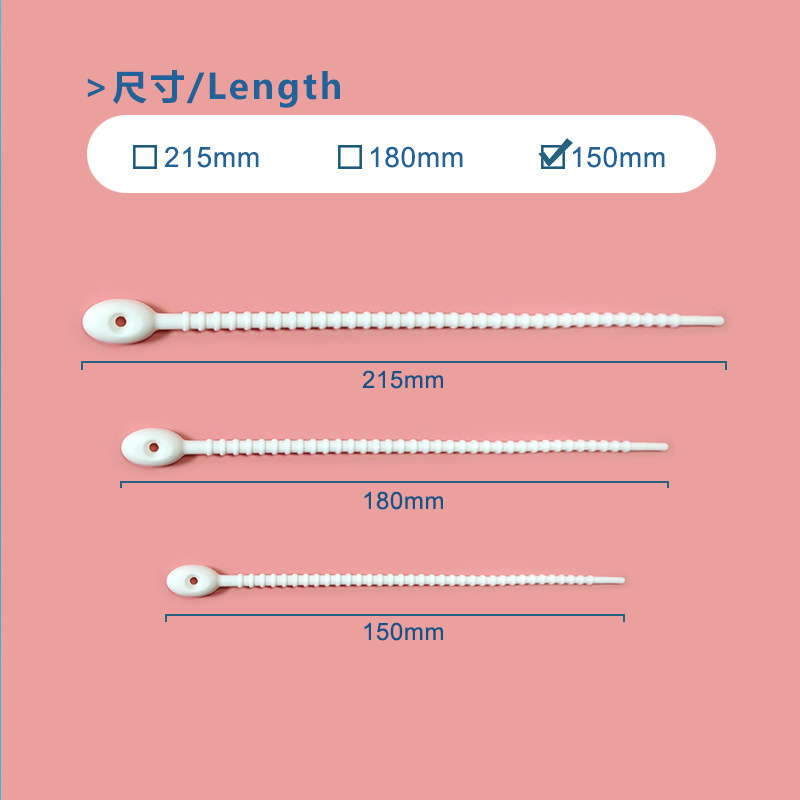 Colorful silicone rubber rope, multi-purpose cable tie, anti-slip and durable, binding material, binding wire, fixed binding wire pic 20