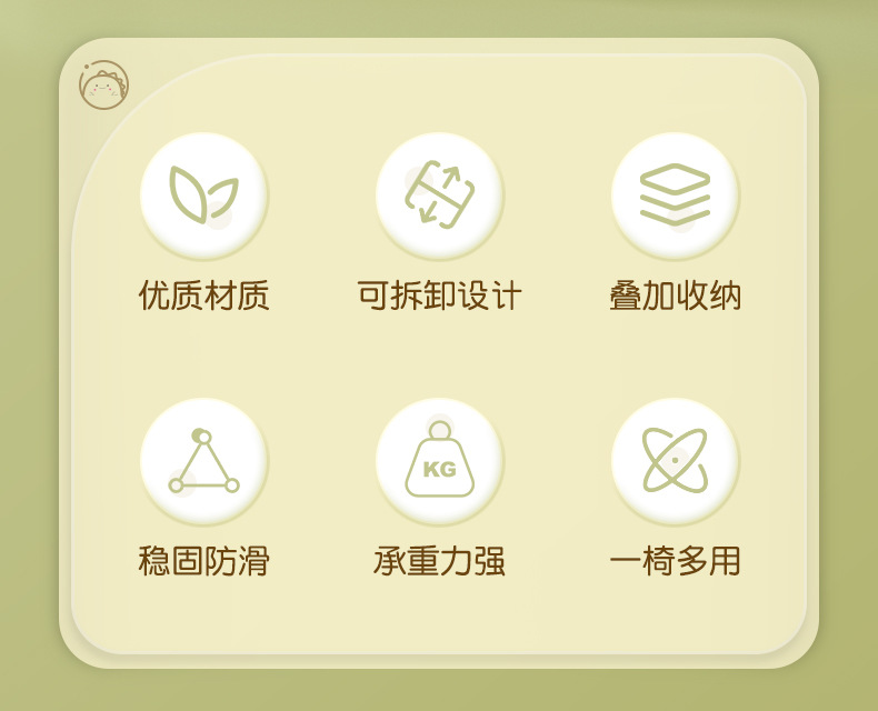 宝宝餐椅婴儿餐桌椅儿童成长椅靠背椅吃饭家用小凳子幼儿园小椅子详情2
