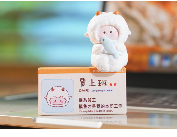 可爱小动物立牌办公室客厅家居桌面摆件解压树脂工艺品现货批发详情11