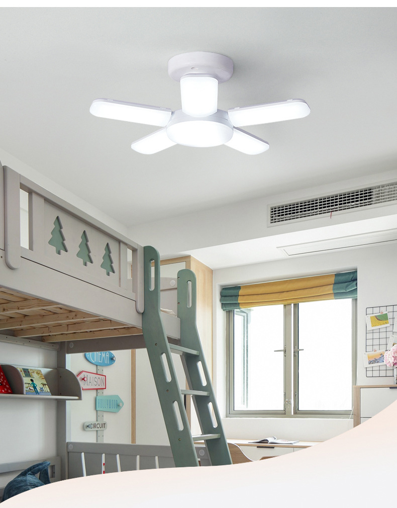 新款折叠车库叶子灯三叶四叶五页片迷你LED球泡恒流宽压外贸供货详情9