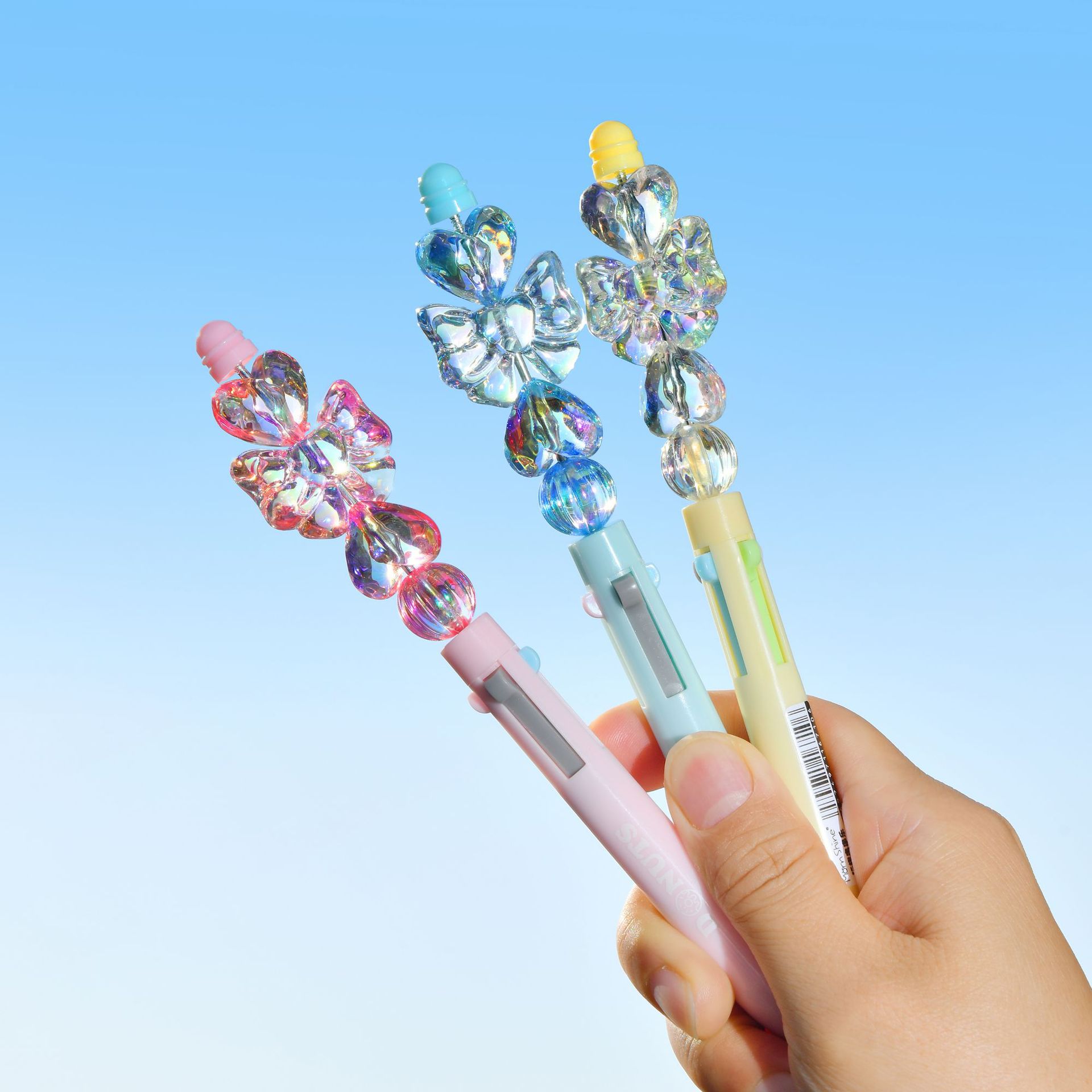 Chenxi Chuan Chuan Le 4-color Ballpoint Pen, creative and fun medium Oil pen, notebook, drawing, marking and color pen, New stationery wholesale pic 21