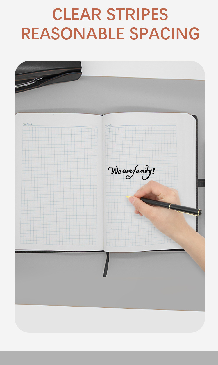 雅隆跨境2023经典设计皮革学生办公室工作人员笔记本用笔详情4