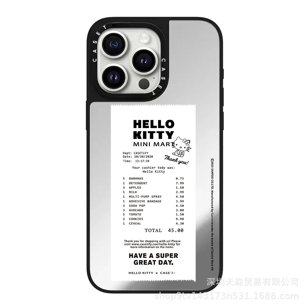 CASETi联名KT猫贴纸适用iphone16pro苹果15Promax手机壳13/12防摔详情14