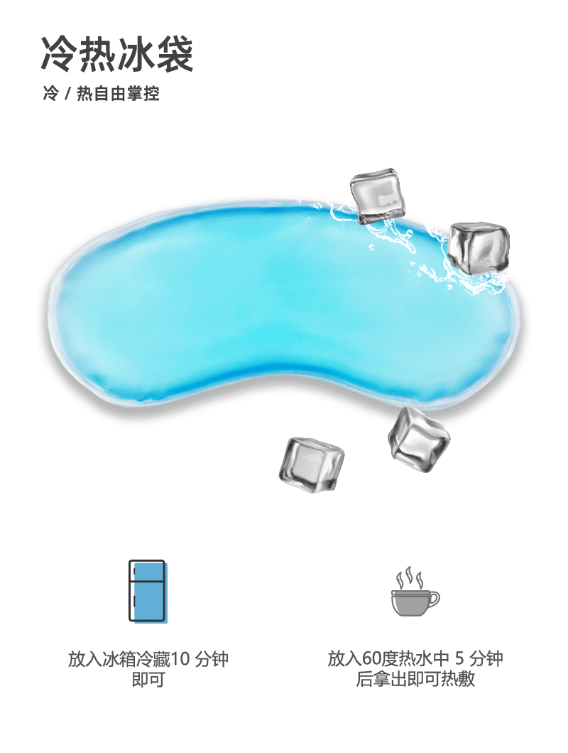 睡眠眼罩午睡遮光冷敷热敷透气可爱睡觉学生儿童午休护眼罩批发详情6