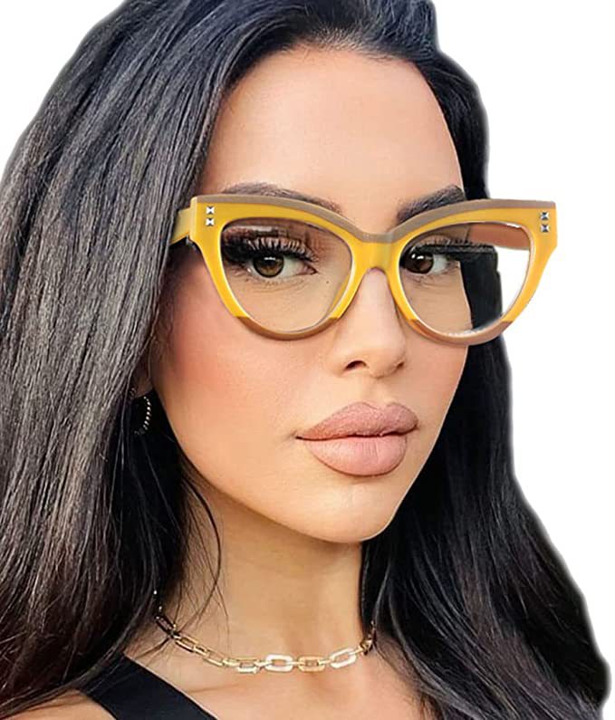 New fashionable anti-blue light cat-eye flat glasses, computer glasses, anti-glare and anti-ultraviolet frame glasses, cross-border pic 5