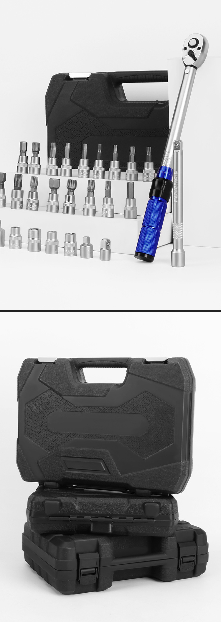 High-precision torque wrench preset torque auto repair tool set, 72-tooth ratchet spark plug dedicated pic 9