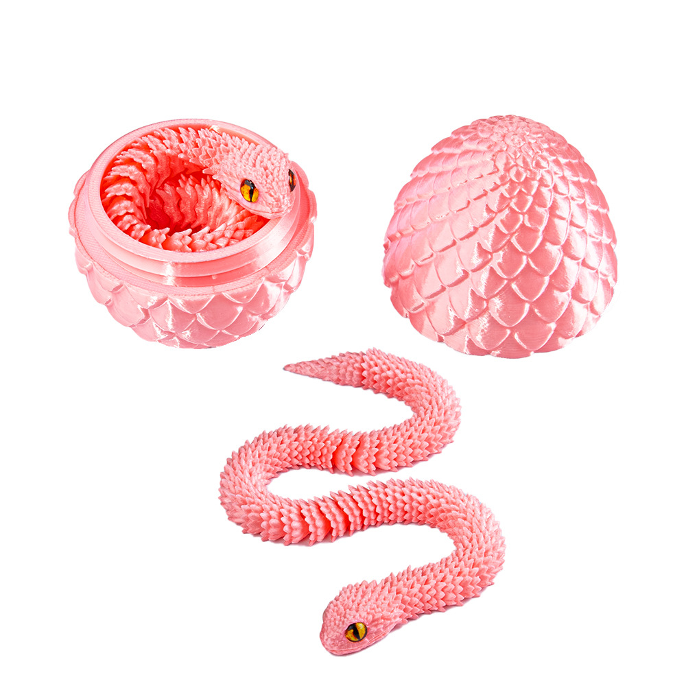 3d打印蛇蛋蝰蛇蛋龙蛋关节可活动摆件玩具模型详情11