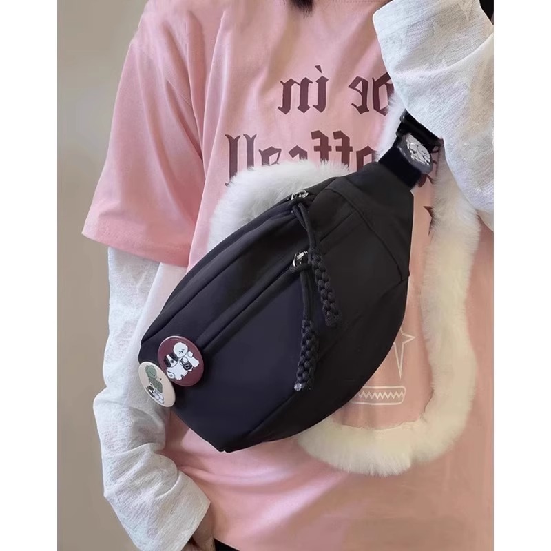 斜挎包女款潮流胸包女生运动单肩包女手机ins小挎包背包腰包新款详情11