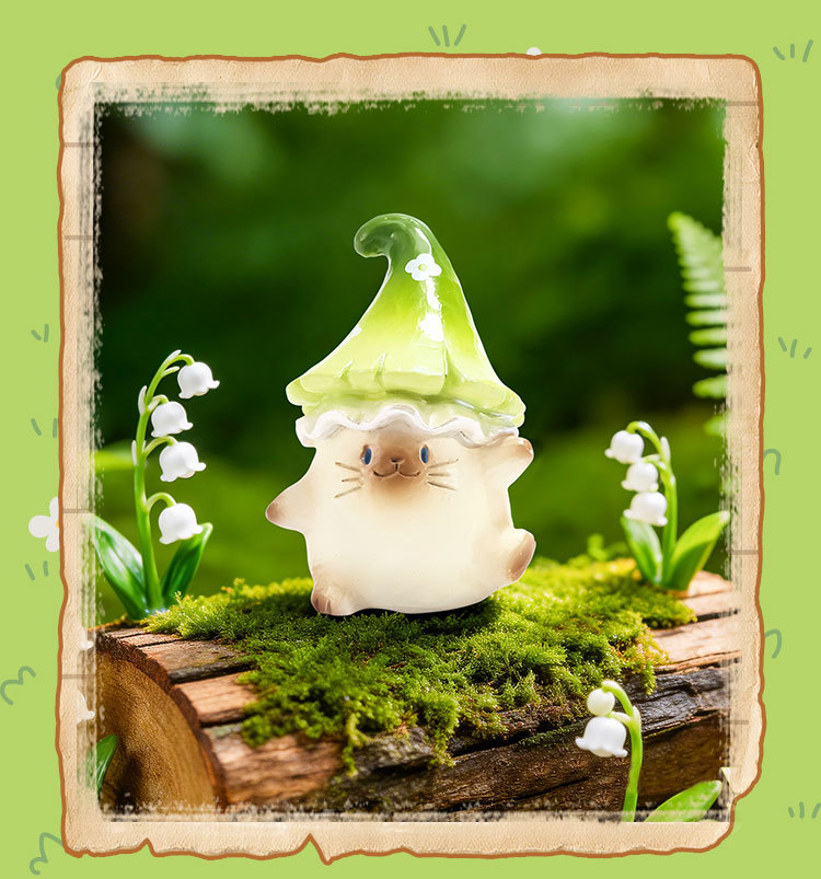 Cat PAI Fantasy Mushroom Series Blind Box DIY Decorative Resin Small Ornaments Cartoon Cute desktop ornaments pic 22
