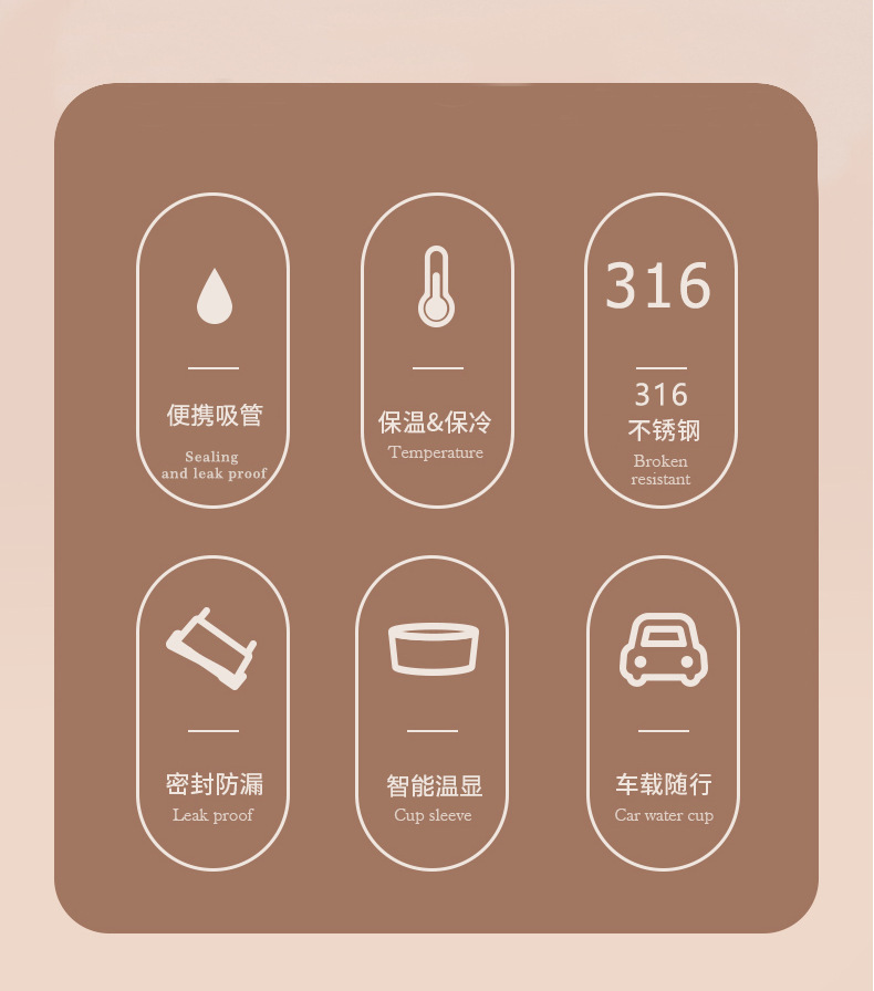 316不锈钢温显保温杯批发保冷水杯大容量智能咖啡杯礼品定制logo详情13