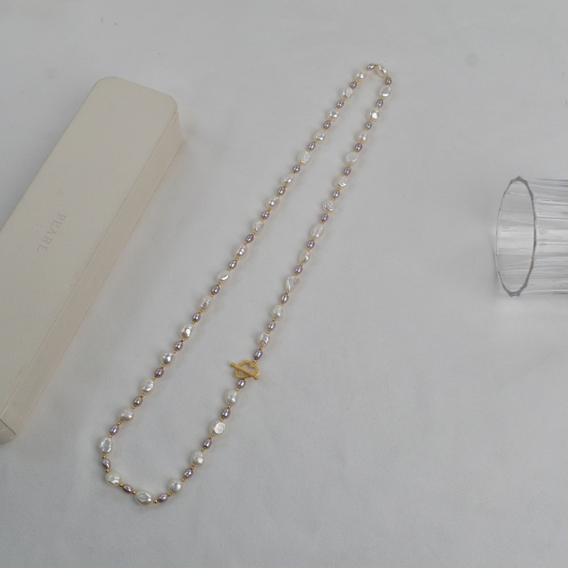 68cm天然淡水珍珠秋冬穿搭毛衣链巴洛克不规则珍珠长款项链颈链详情10