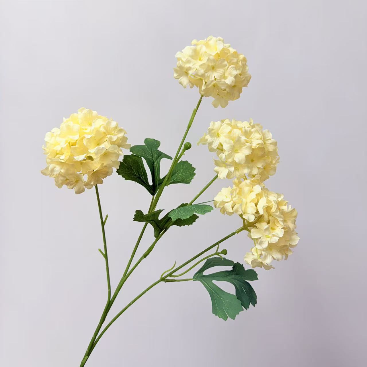 梦幻4头绣球仿真花婚庆婚礼堂布景插花家居假花批发多头仿真绣球详情14