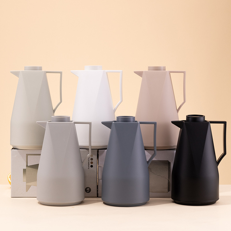 New cross-border wooden handle large-capacity thermos, household coffee pot, thermos, water bottle, hot water kettle, dormitory thermos, fashionable and portable thermos pic 24