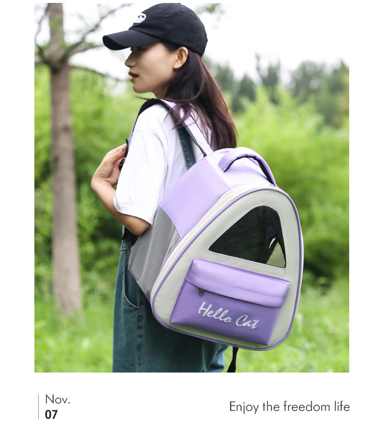 Puppy backpacks, pet bags, multi-color and versatile outdoor cat bags, wholesale cat bags, pet backpacks pic 14