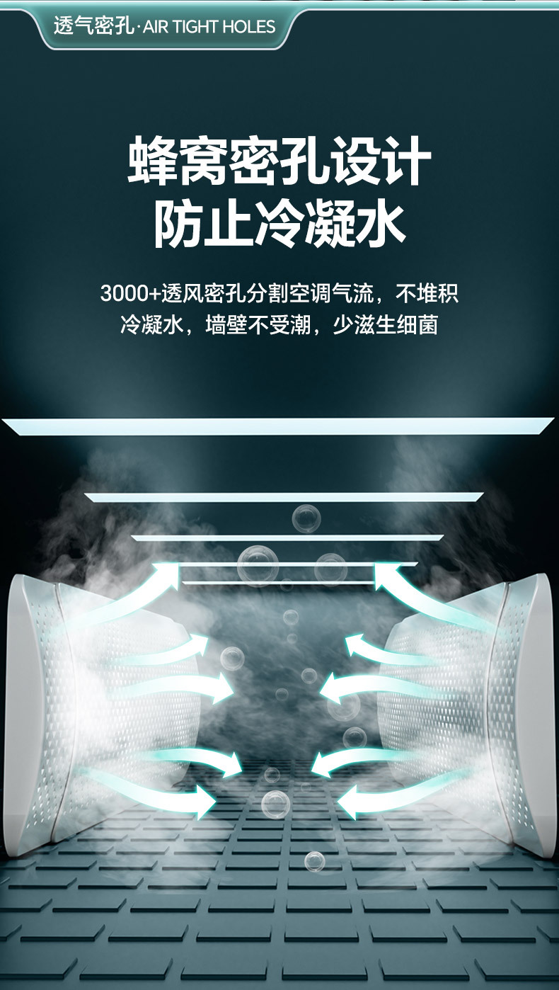 空调挡风板塑料板子防直吹冷气出风口档挡板月子遮导风罩挂式免装详情11