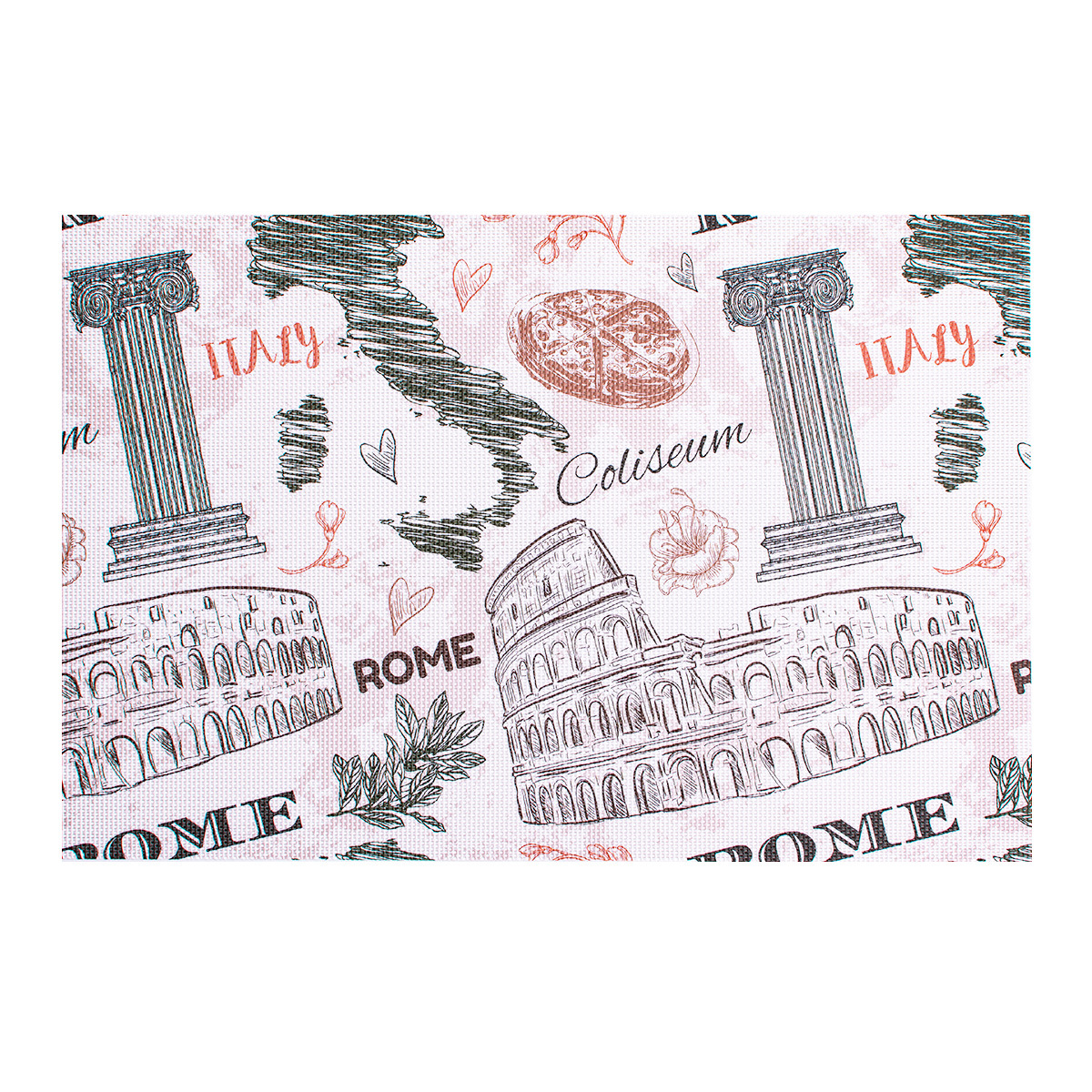 新品圣诞节餐具垫印花皮革餐垫餐厅餐桌隔热垫防水防油防烫垫杯垫详情20