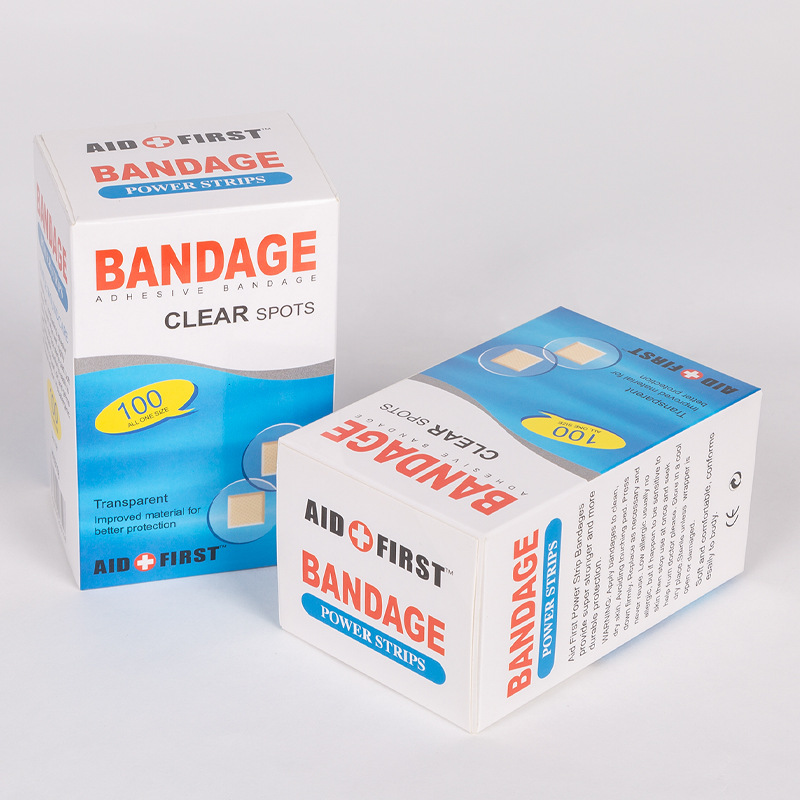 100 pieces of transparent PE round infusion band-aids and waterproof infusion round band-aids are only for foreign trade export pic 4