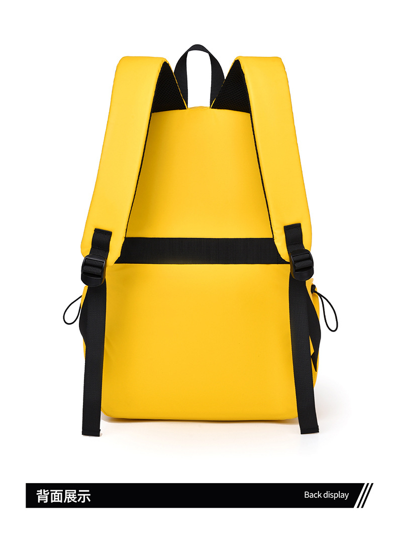 休闲双肩包马卡龙色大容量轻便电脑背包男女通用学生上课书包跨境详情12