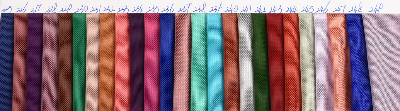 现货40D锦氨网布 经编网眼布 弹力网纱柔软打底衣面料批发详情13