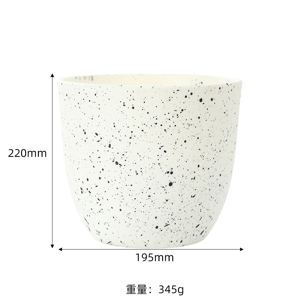欧式圆形加厚花盆花卉塑料育苗盆家用绿植盆栽落地塑料花盆详情31