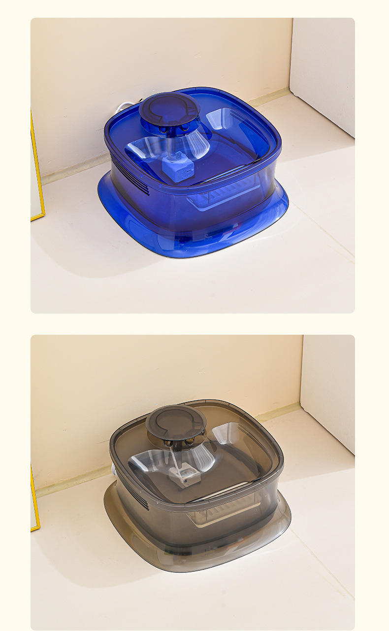 Factory pet water dispenser, automatic circulation filtration, dog water dispenser, intelligent pet water feeder, mobile water dispenser pic 14