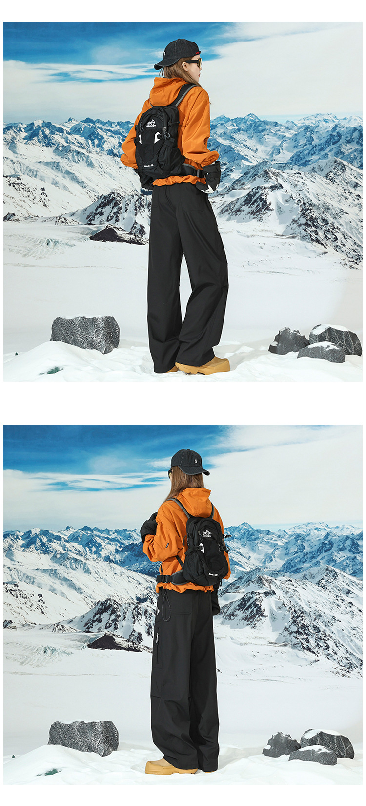 美式机能风春季三防冲锋裤男款户外登山裤防风防水休闲裤子工装裤详情11