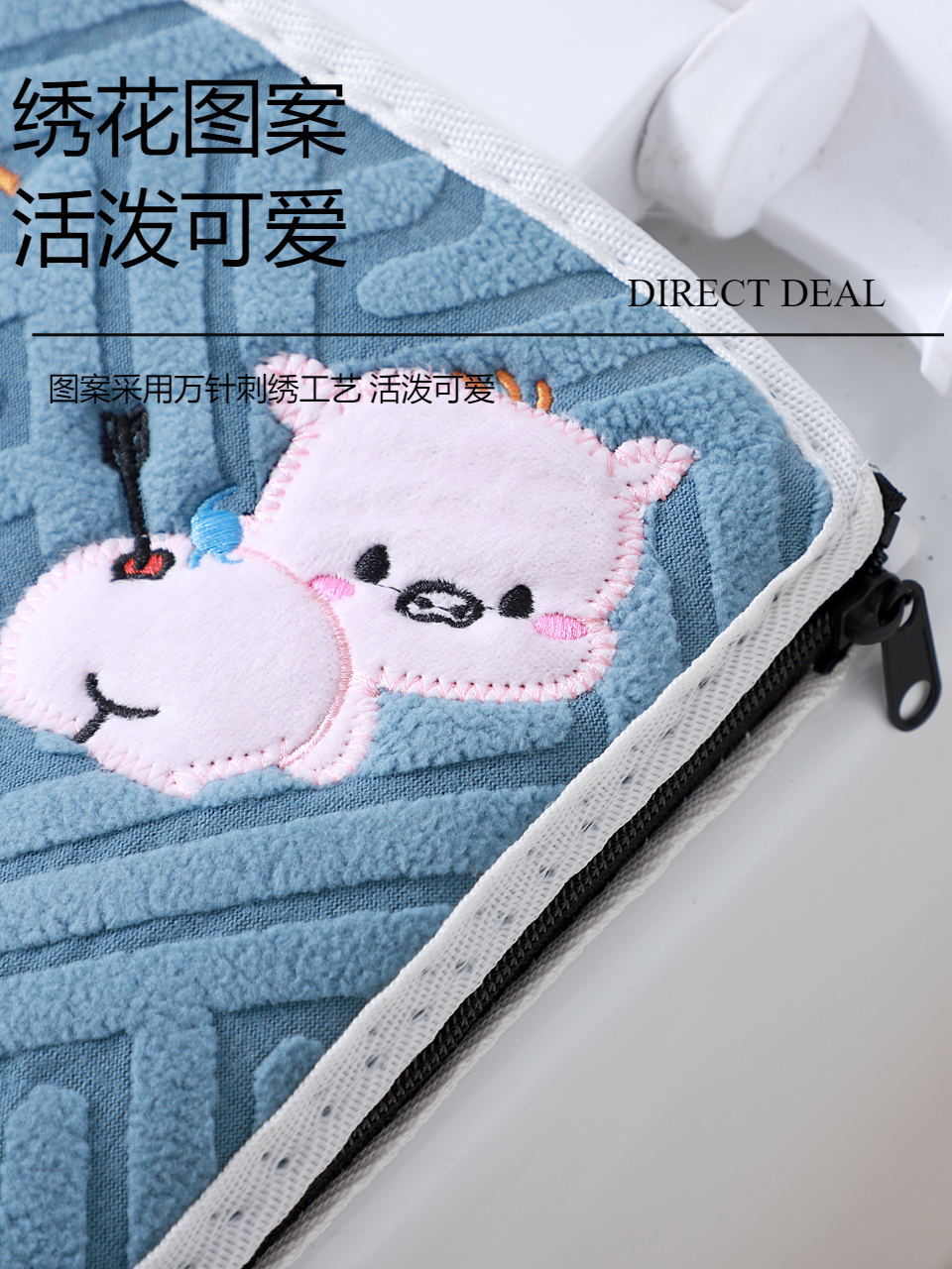 马桶垫家用四季通用加厚毛绒马桶坐垫拉座便器垫防水马桶套坐便套0358详情10