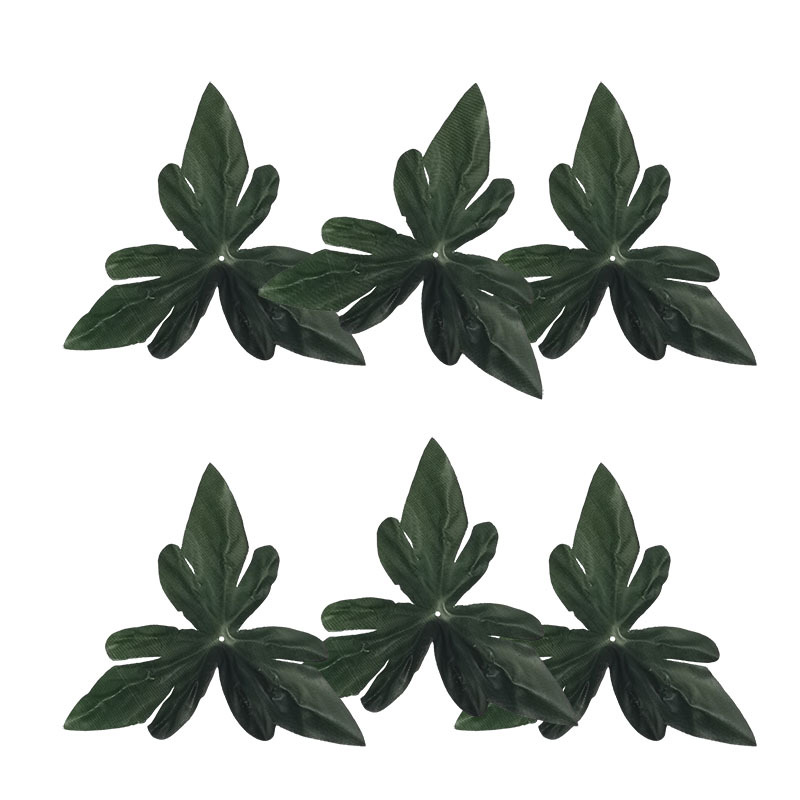 立体纹理还原真叶触感不褪色耐撕裂仿真牡丹叶仿生花卉详情4