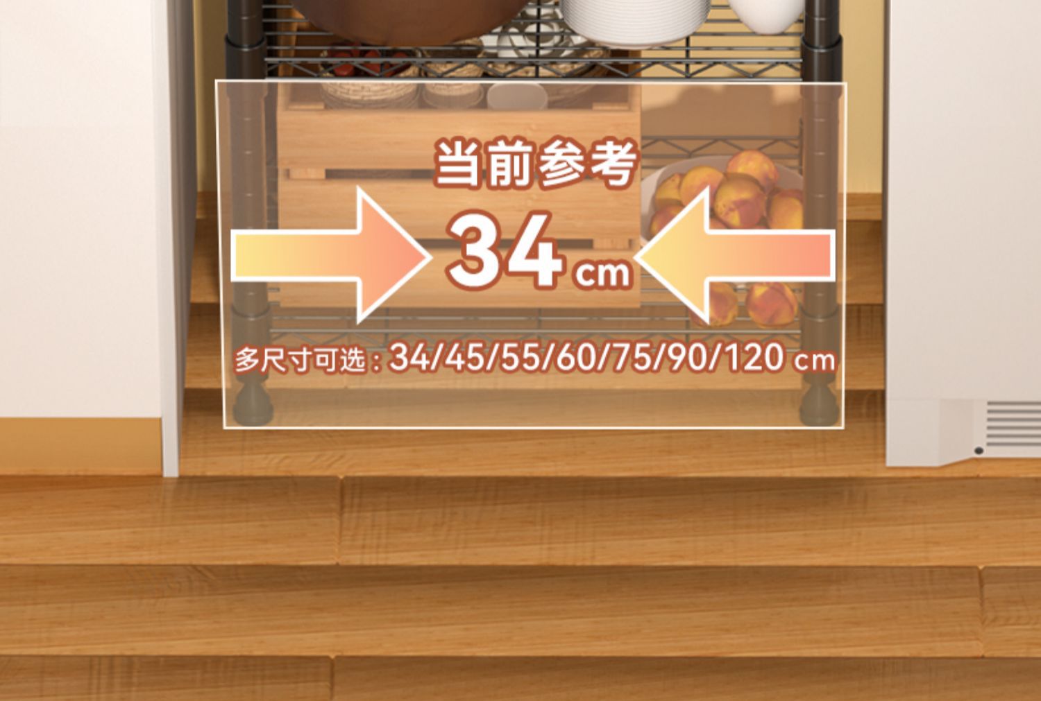 Factory wholesale kitchen shelves, microwave floor-standing metal storage, home bathroom, oven, multi-layer storage shelves pic 9