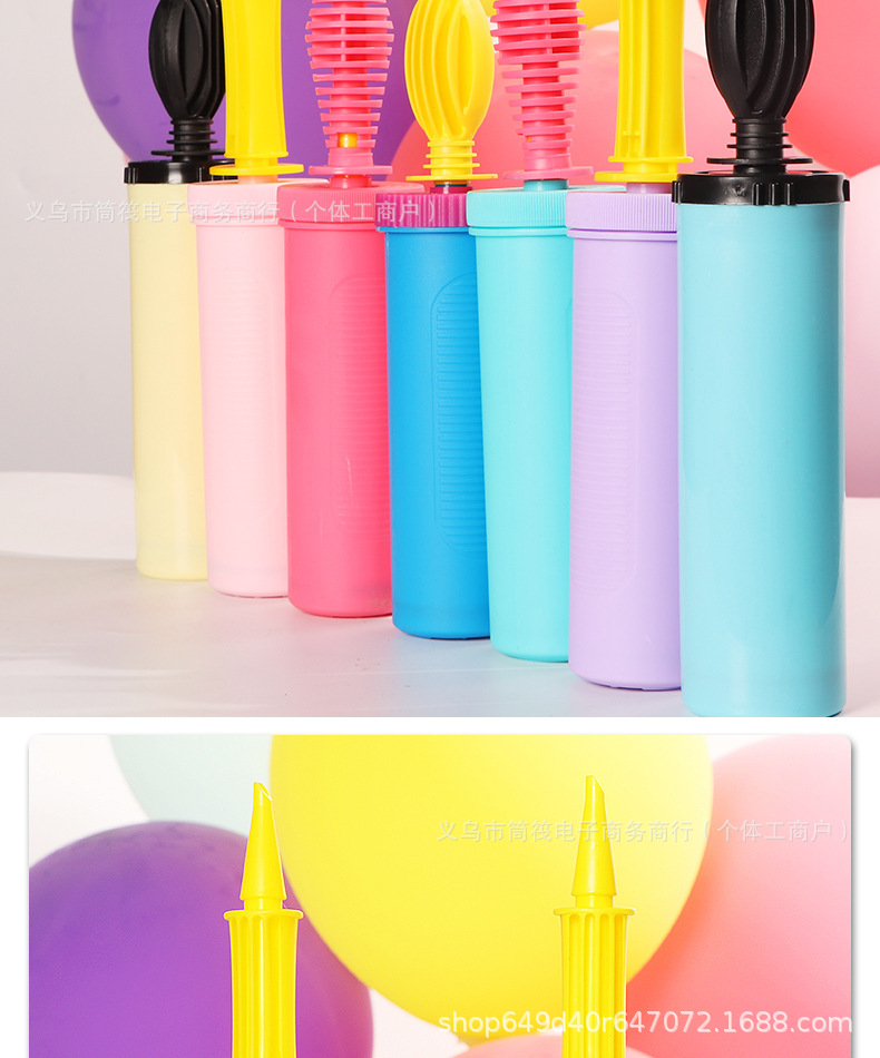 Wholesale of a variety of brand-new manual portable wedding balloons, swimming rings, ball balls, yoga balls and air pumps pic 6