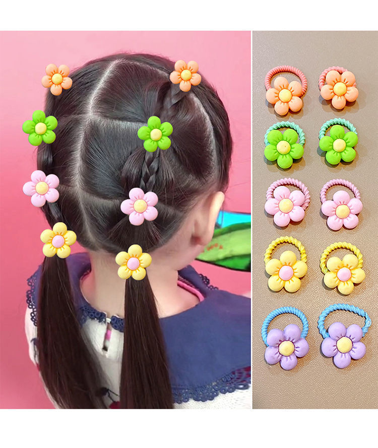 抖音爆款儿童发圈扎头发弹性好婴幼儿拇指圈头绳小号皮筋女童发绳详情8