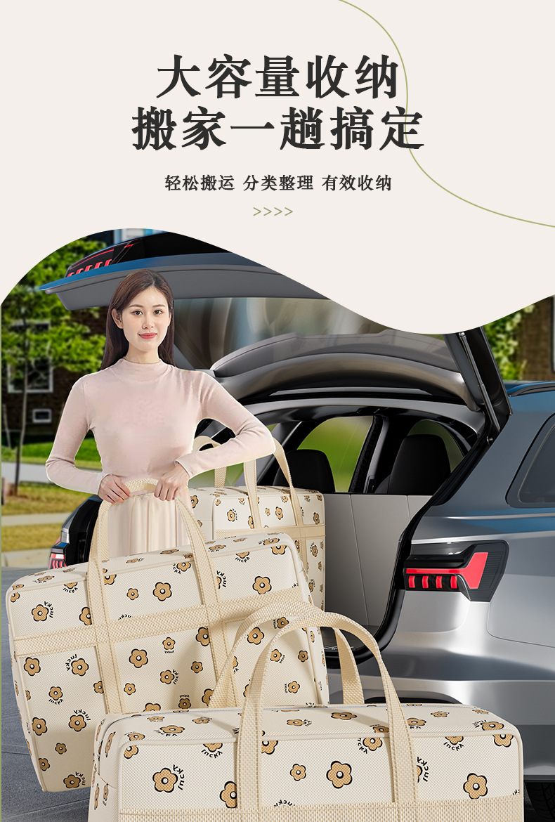 衣服收纳袋子整理袋衣物被子专用搬家打包袋神器大容量装棉被布袋详情12