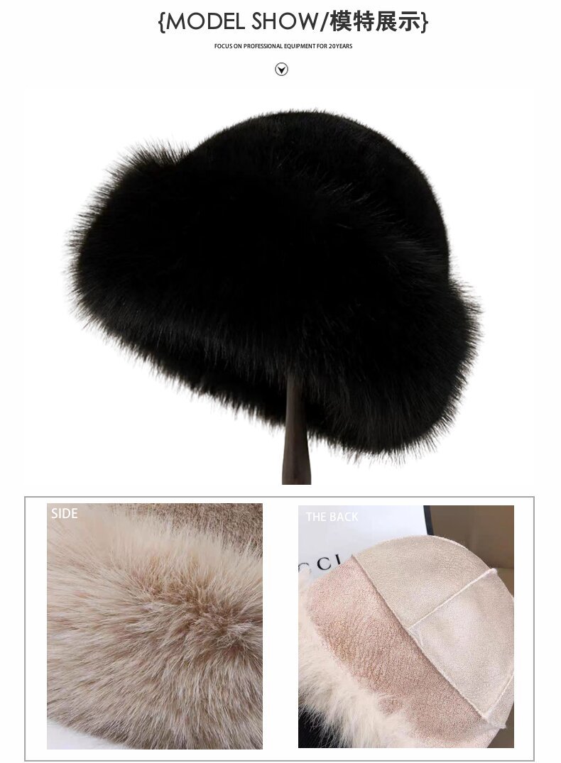 New winter hats, outdoor fisherman hats, Mongolian hats, faux fur plush hats, thickened, warm, fashionable and exquisite hats pic 9