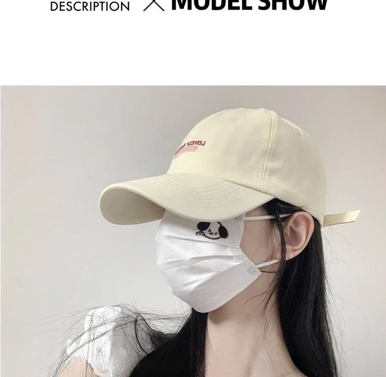 品牌【森多娜】休闲帽 通勤款 新款ins粉色棒球帽子女春夏天韩版时尚百搭字母学生鸭舌帽批发详情9