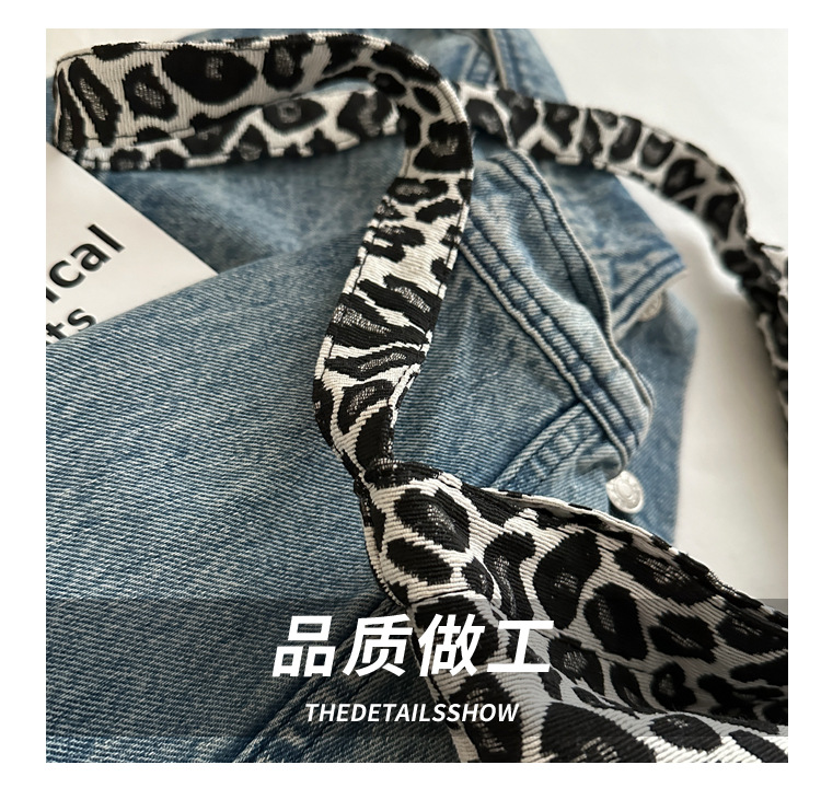 大容量网红豹纹包包女包2024新款潮时尚质感单肩腋下包洋气背包女详情5