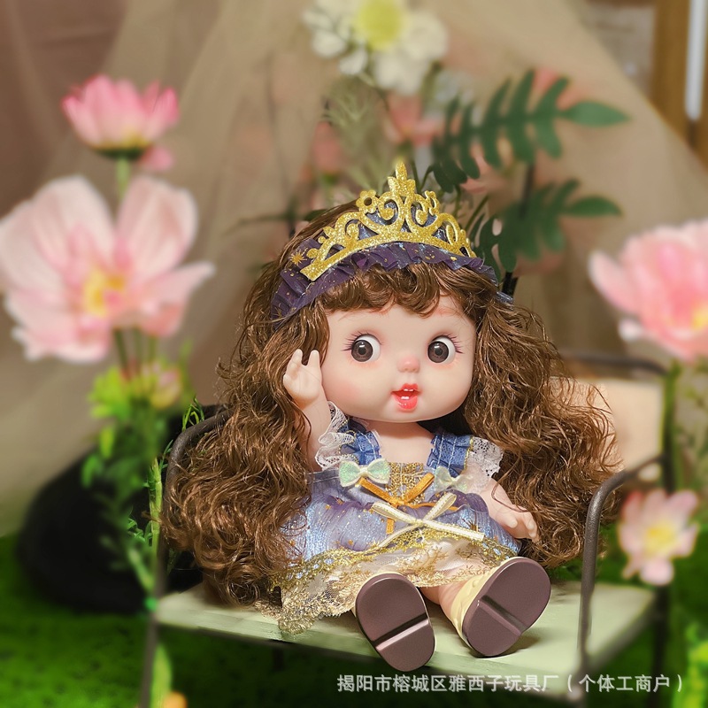 28厘米胖娃娃可爱搞怪表情娃丑萌娃娃全身搪胶3D眼5关节 儿童玩具详情10