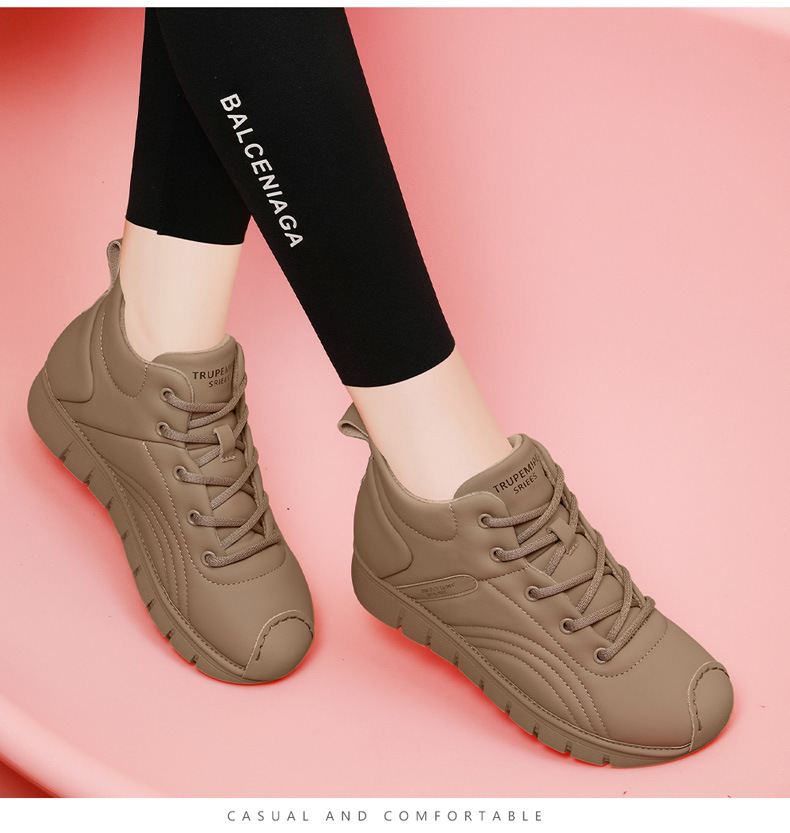 舒适百搭冬外穿软底女2025年春秋新款平底运动出勤鞋面包鞋休闲鞋详情7