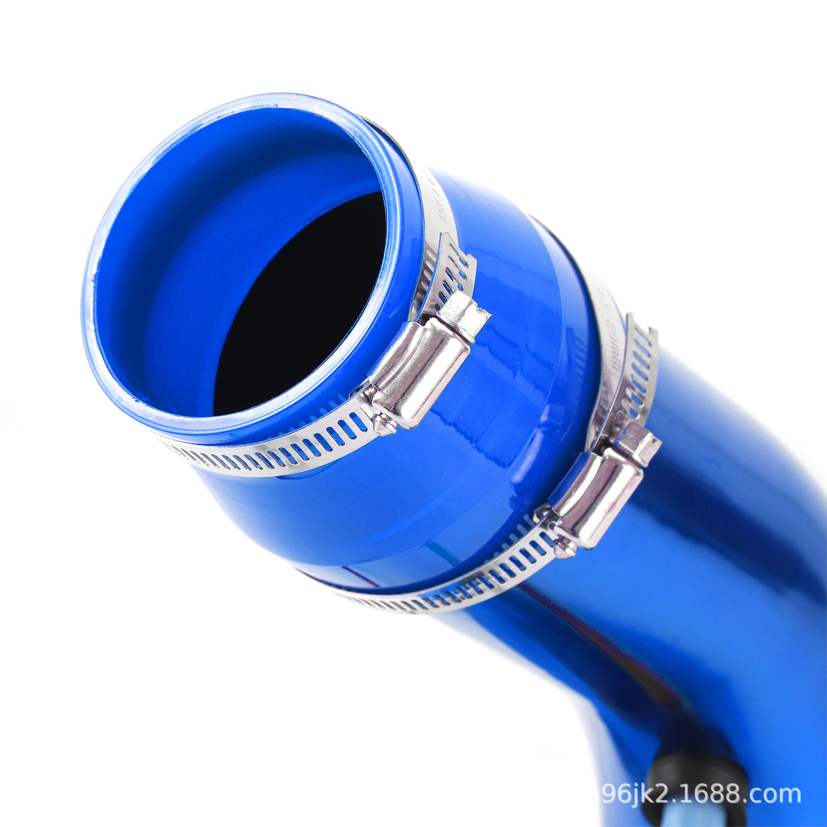 Automotive aluminum alloy cold air intake pipe kit 76mm high-flow air intake mushroom head universal kit pic 7