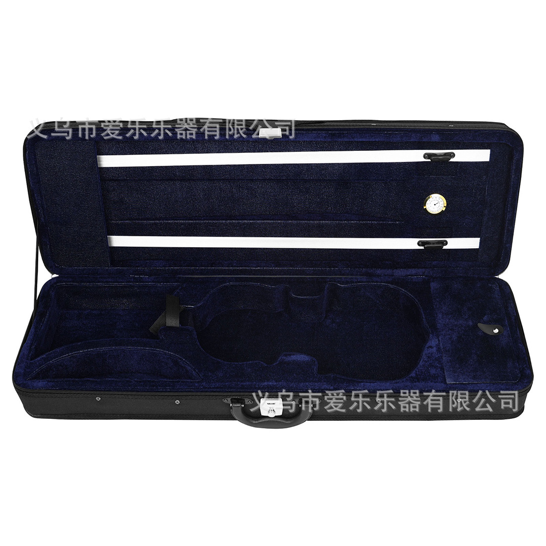 4/4 violin case, double shoulder strap, hygrometer, square box, violin protection suitcase, thickened waterproof violin case pic 4