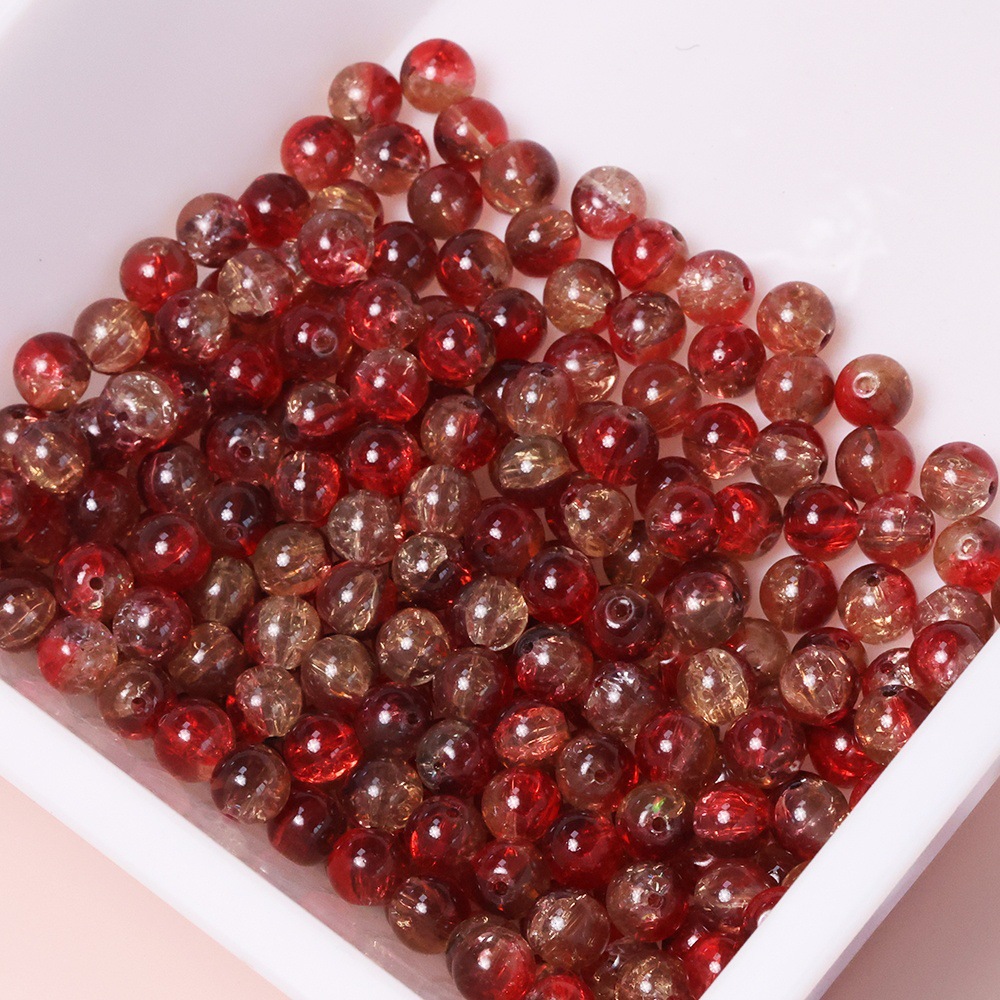 新10mm三色冰魄裂纹珠手工琉璃串珠散珠diy饰品手链配件项链材料详情24