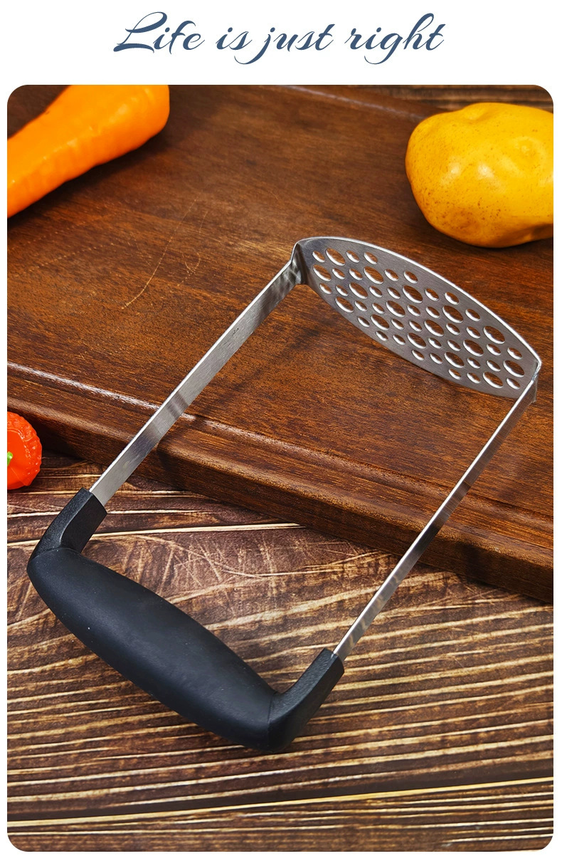 The stainless steel mud press, a commercial kitchen multi-functional potato paste crusher and a dedicated mud press tool, is selling well across borders pic 8