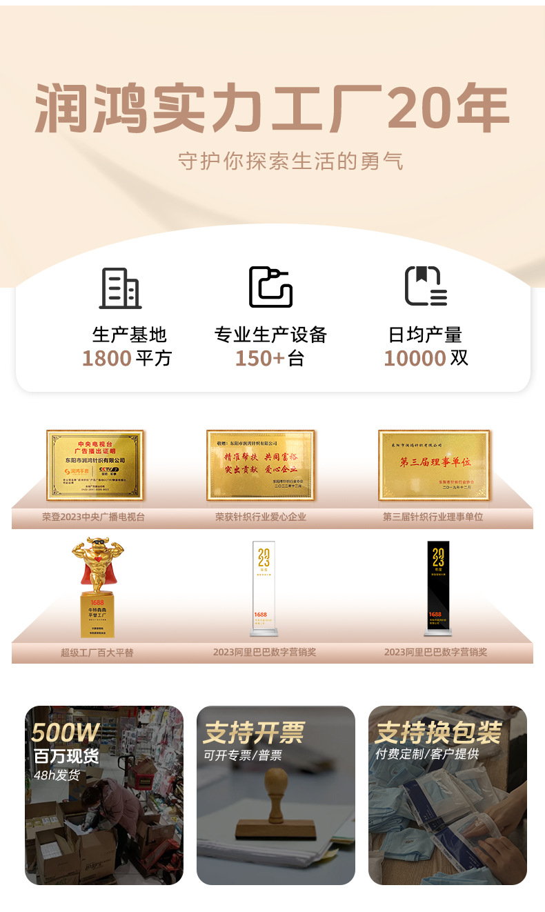 触屏手套女士可爱秋冬季毛线针织防寒保暖加绒五指骑行车学生批发详情2