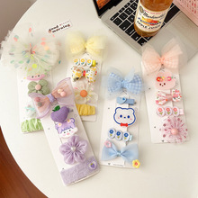 高弹力皮筋发圈 黑色三合一连接头绳扎头发女发饰厂家直销详情89