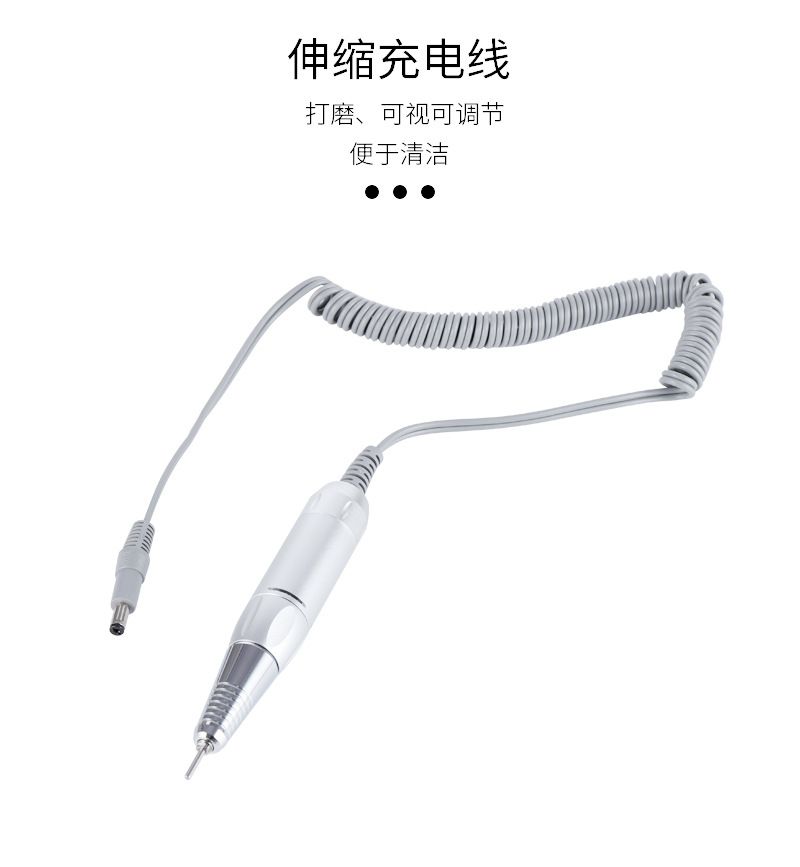 The new 9661 portable LED nail lamp, electric pen-type nail sander, mini battery-powered nail removal machine, and nail beauty care tools pic 4
