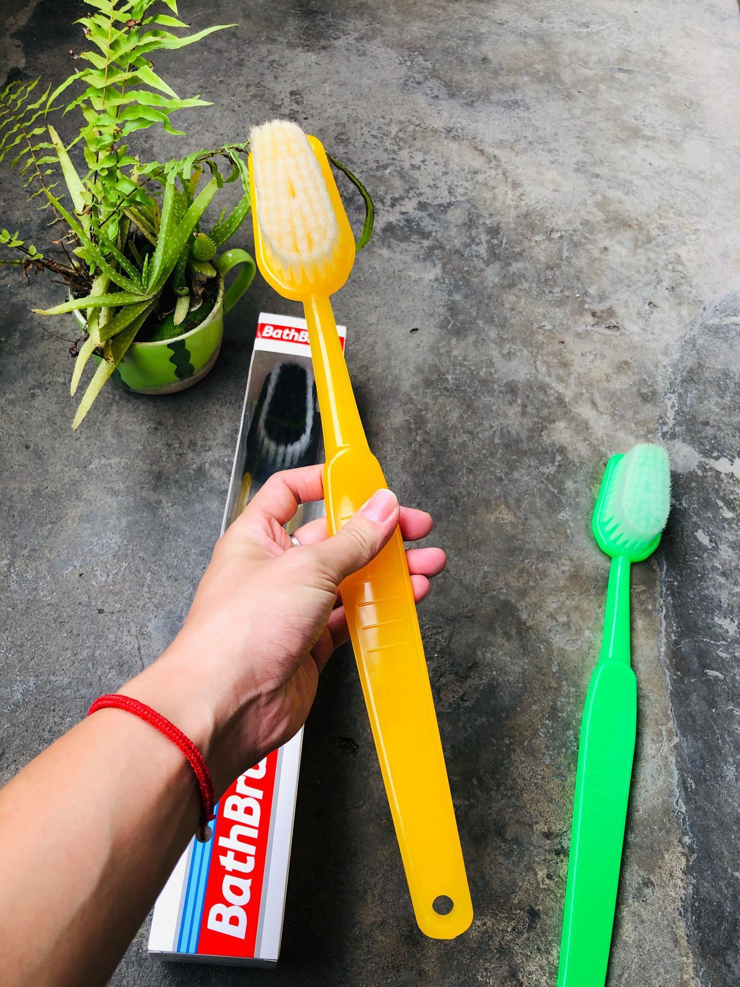 Large toothbrush, big toothbrush, scrubbing brush, bathing brush, cleaning brush, hotel long-handled massage, back rubbing, bath brush, bath brush pic 13